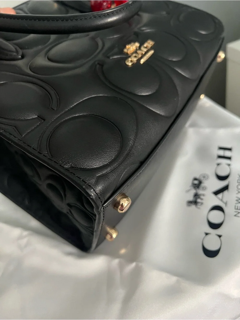 Coach Small Maggie Bag In Signature Leather